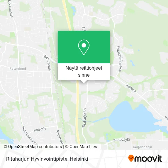 Ritaharjun Hyvinvointipiste kartta