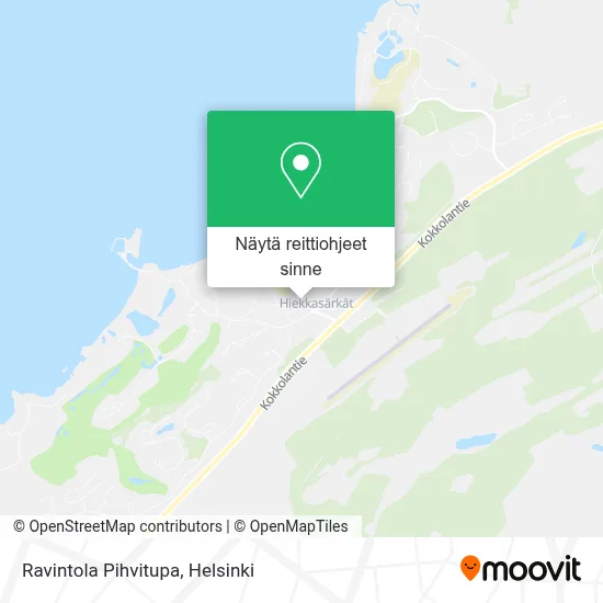 Ravintola Pihvitupa kartta