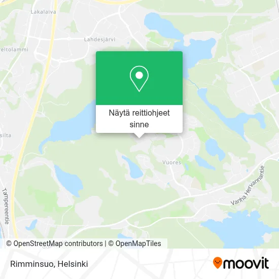 Rimminsuo kartta