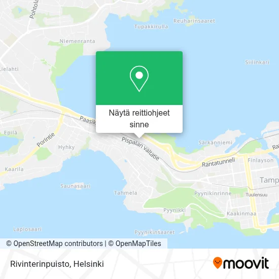 Rivinterinpuisto kartta