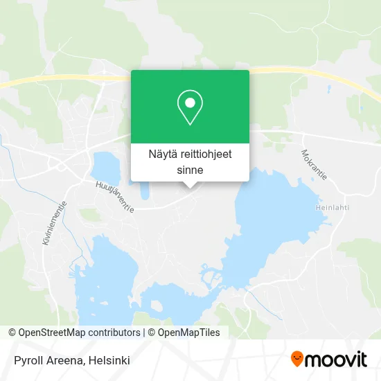 Pyroll Areena kartta