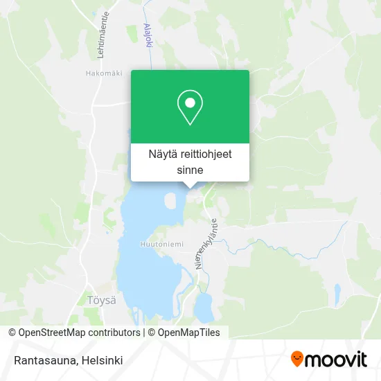 Rantasauna kartta