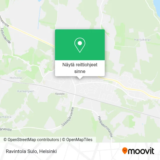 Ravintola Sulo kartta