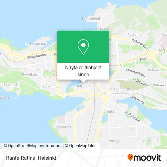 Ranta-Ratina kartta