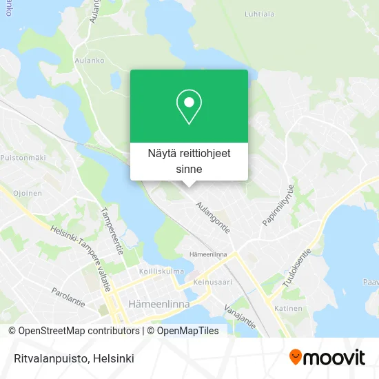 Ritvalanpuisto kartta