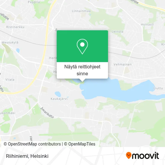Riihiniemi kartta
