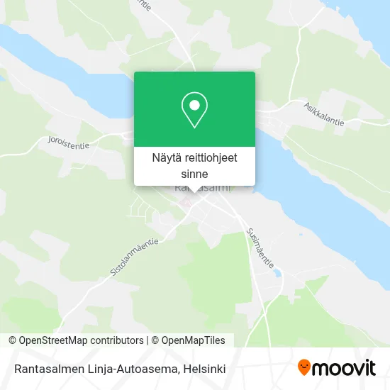 Rantasalmen Linja-Autoasema kartta