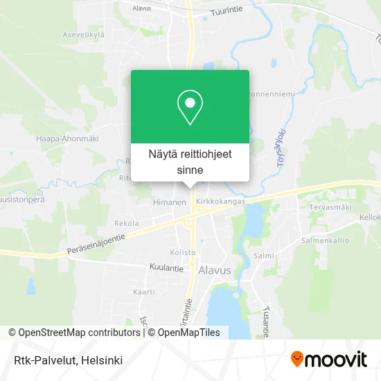 Rtk-Palvelut kartta