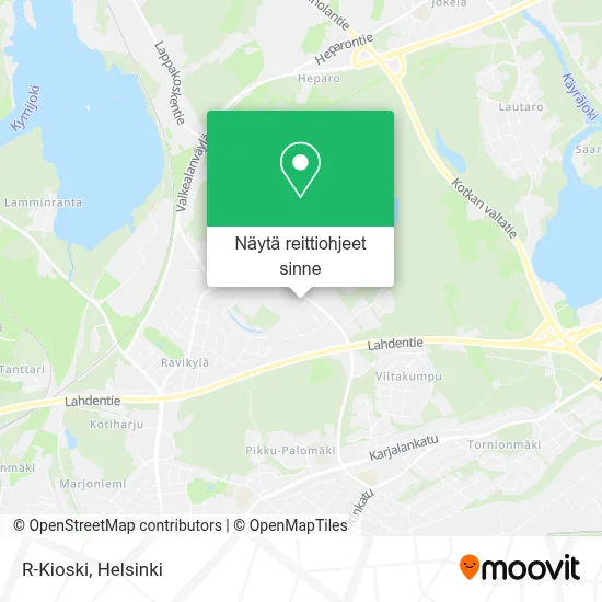 R-Kioski kartta