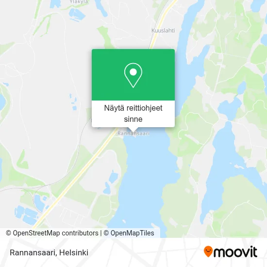 Rannansaari kartta