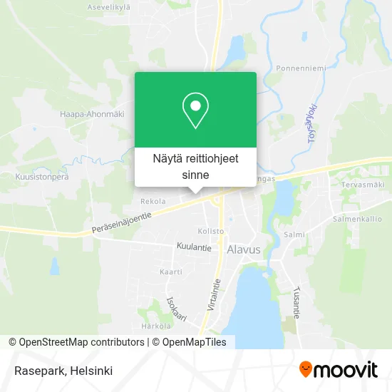 Rasepark kartta