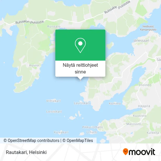 Rautakari kartta