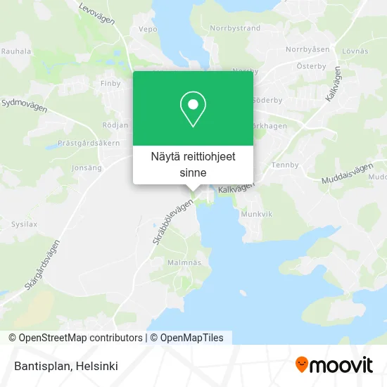 Bantisplan kartta