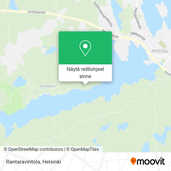 Rantaravintola kartta