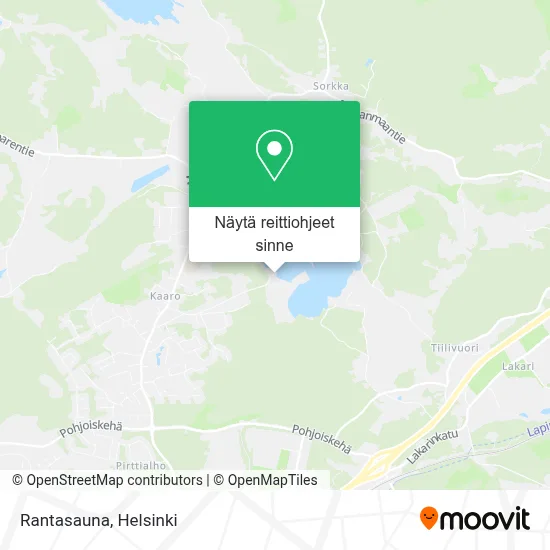 Rantasauna kartta