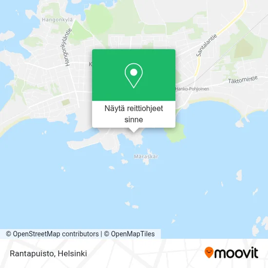 Rantapuisto kartta