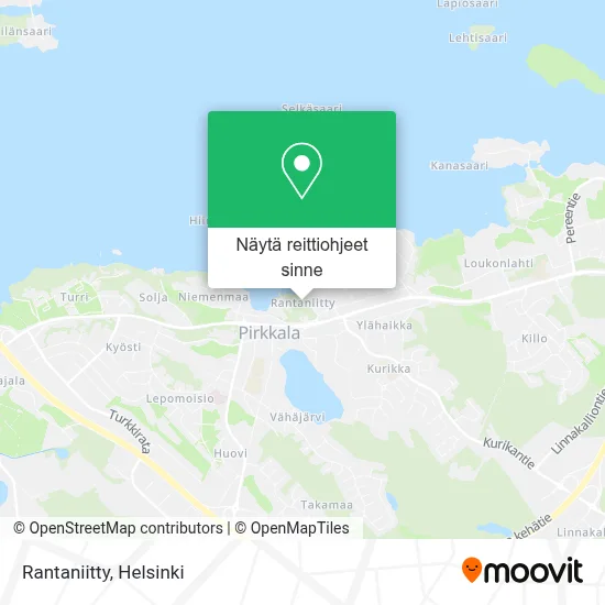 Rantaniitty kartta