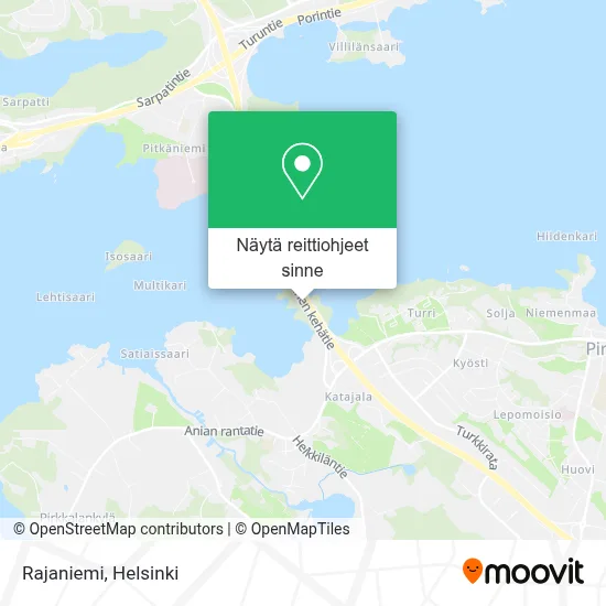 Rajaniemi kartta