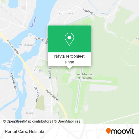 Rental Cars kartta