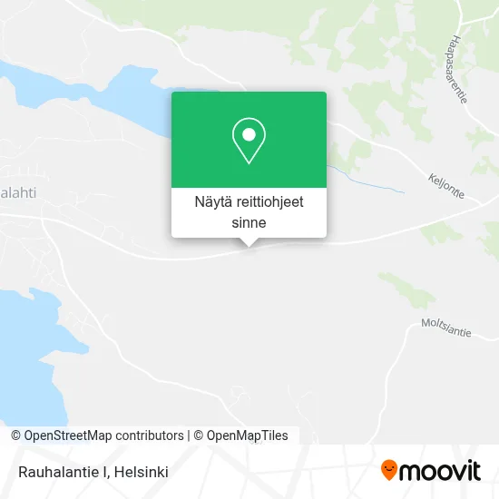 Rauhalantie I kartta