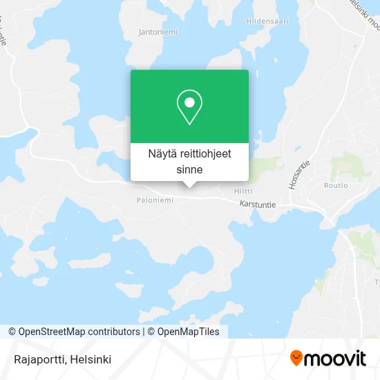 Rajaportti kartta