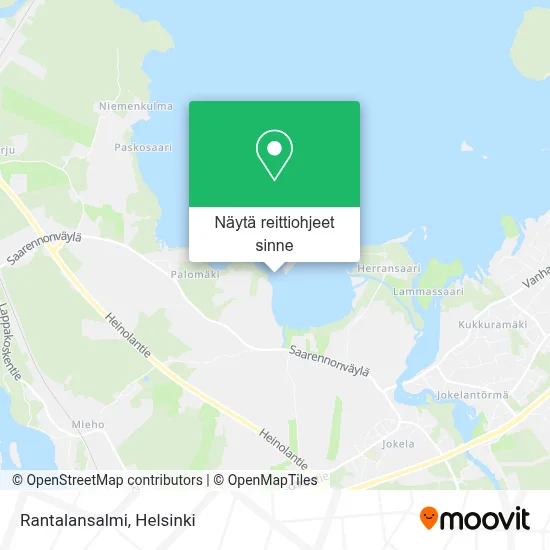 Rantalansalmi kartta