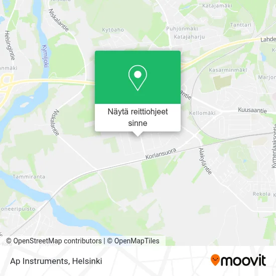 Ap Instruments kartta