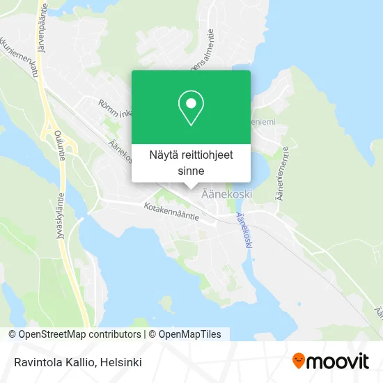 Ravintola Kallio kartta