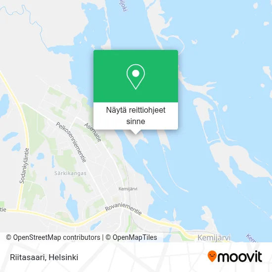 Riitasaari kartta