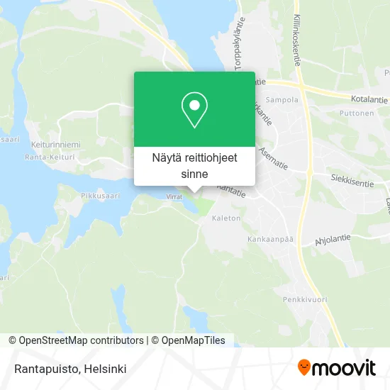 Rantapuisto kartta