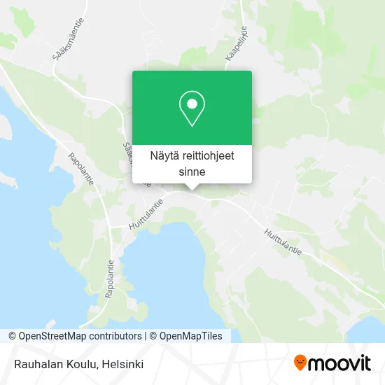 Rauhalan Koulu kartta