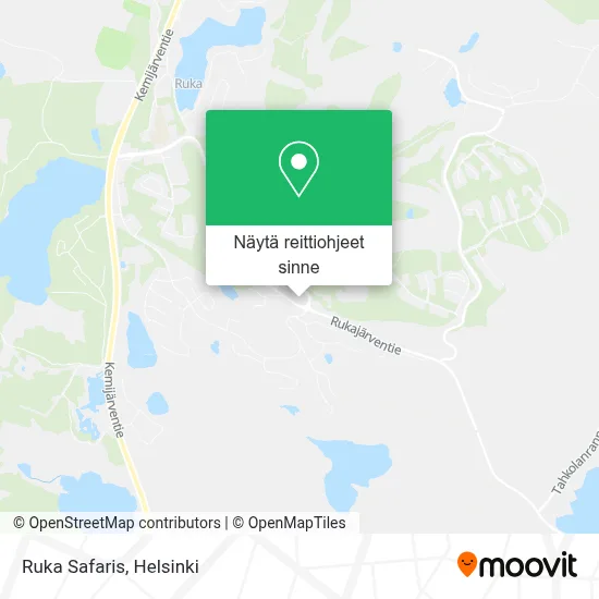 Ruka Safaris kartta