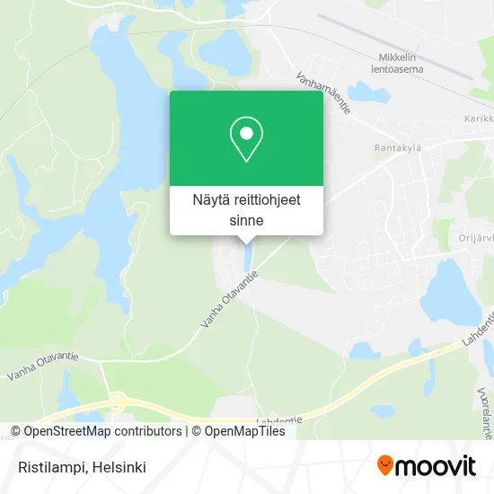 Ristilampi kartta