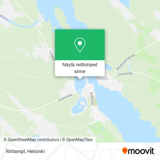 Riitlampi kartta