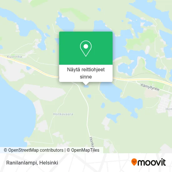 Ranilanlampi kartta