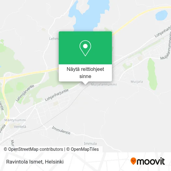 Ravintola Ismet kartta