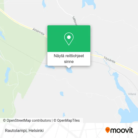 Rautolampi kartta