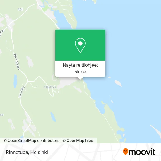 Rinnetupa kartta