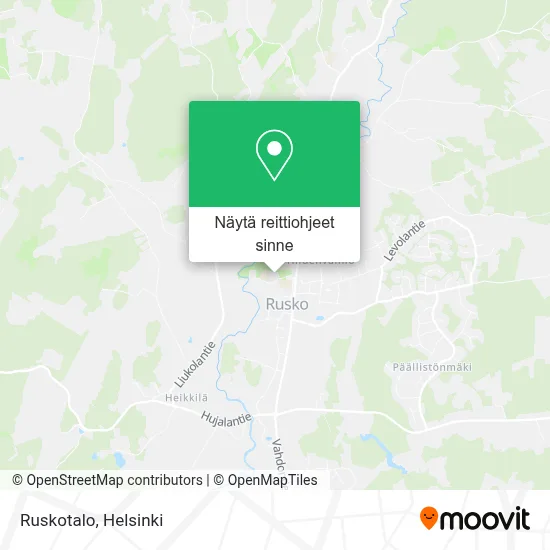 Ruskotalo kartta