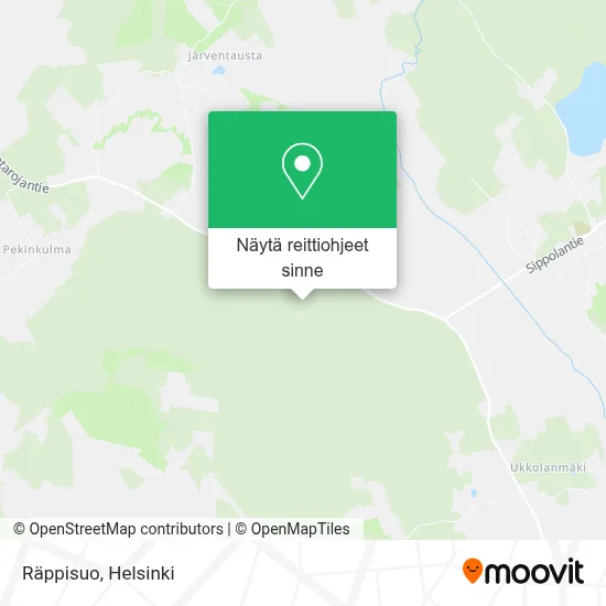 Räppisuo kartta