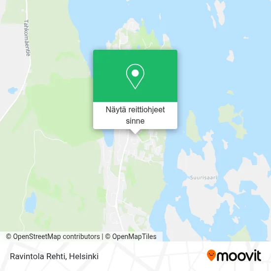 Ravintola Rehti kartta