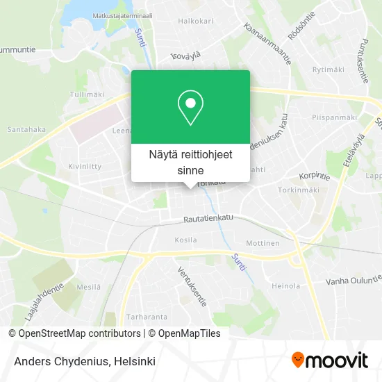 Anders Chydenius kartta