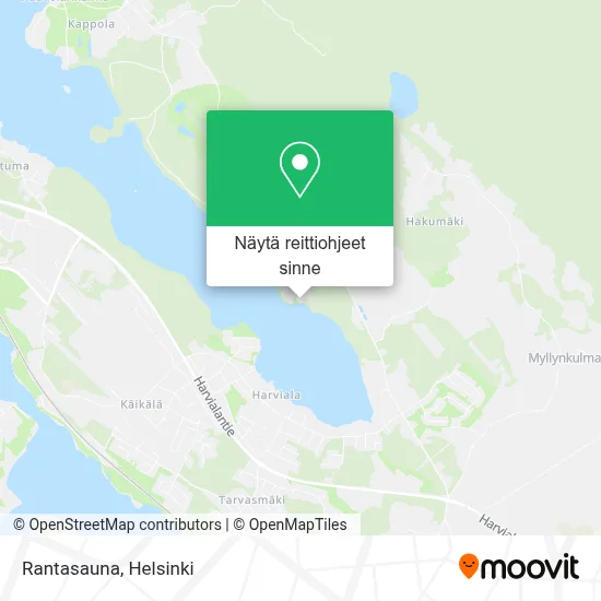 Rantasauna kartta