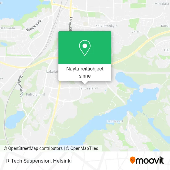 R-Tech Suspension kartta