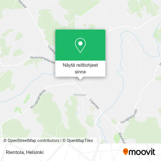 Rientola kartta