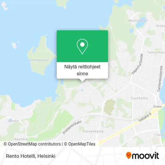 Rento Hotelli kartta