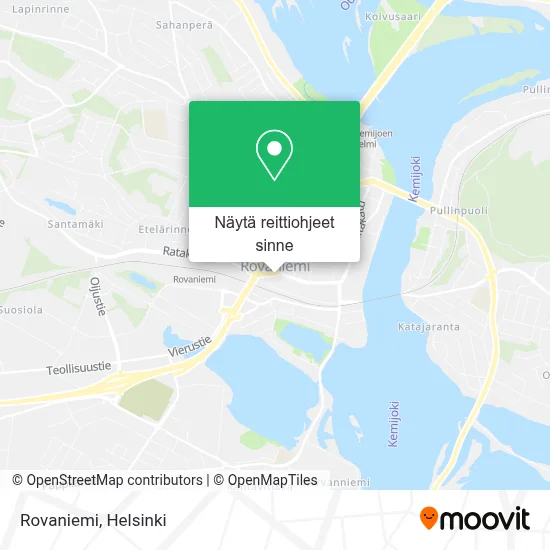 Rovaniemi kartta