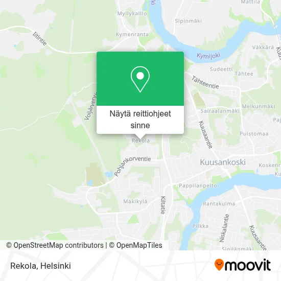 Rekola kartta