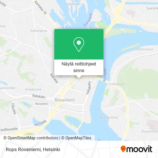 Rops Rovaniemi kartta