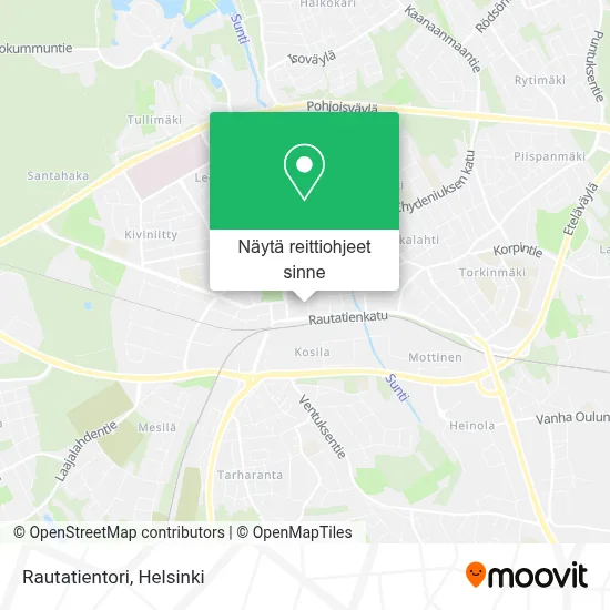 Rautatientori kartta